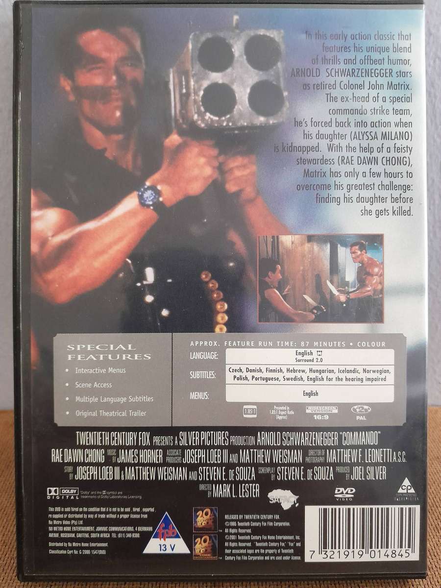 Commando - Arnold Schwarzenegger (DVD)