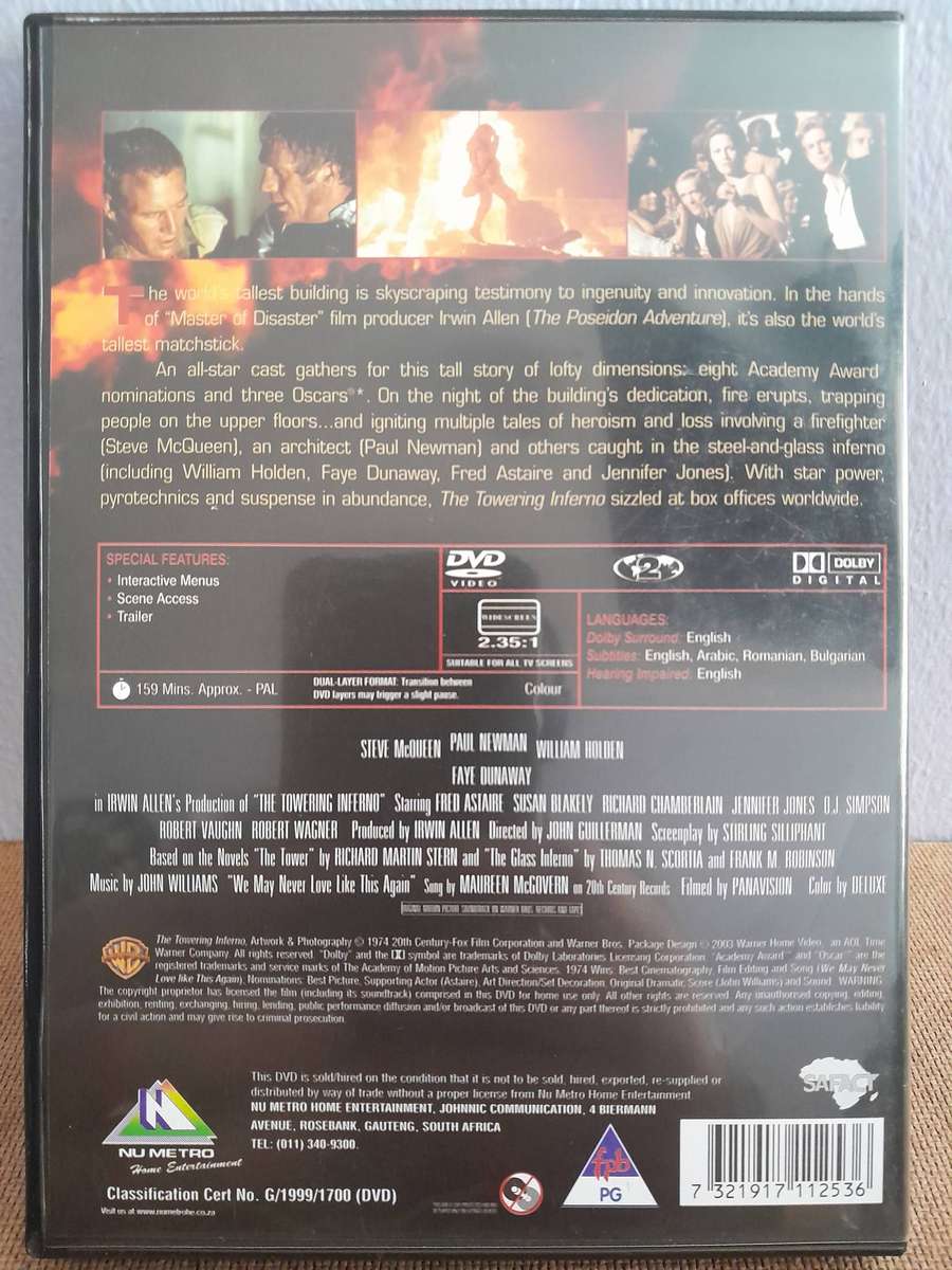 The Towering Inferno - Steve Mc Queen & Paul Newman (DVD)