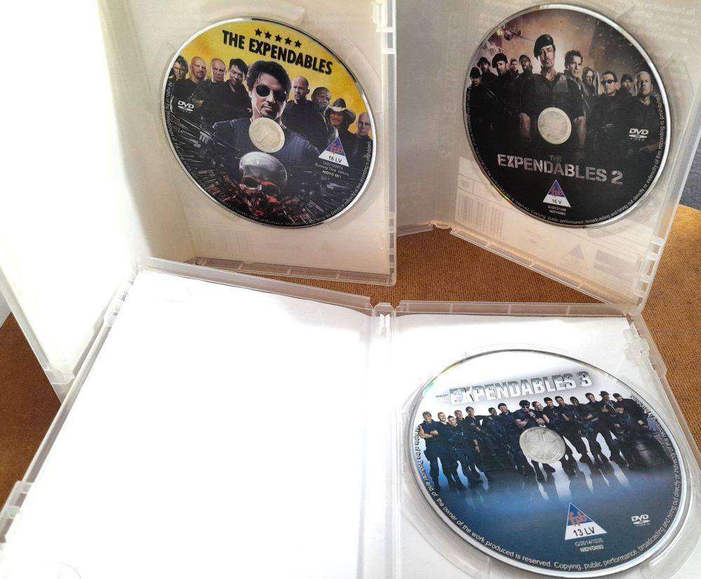 The Expendables 1, 2 & 3 (3xDVD's)