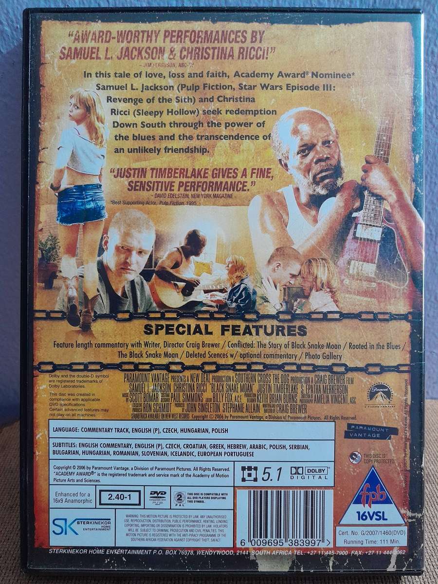 Black Snake Moan - Samuel L. Jackson & Christina Ricci (DVD)