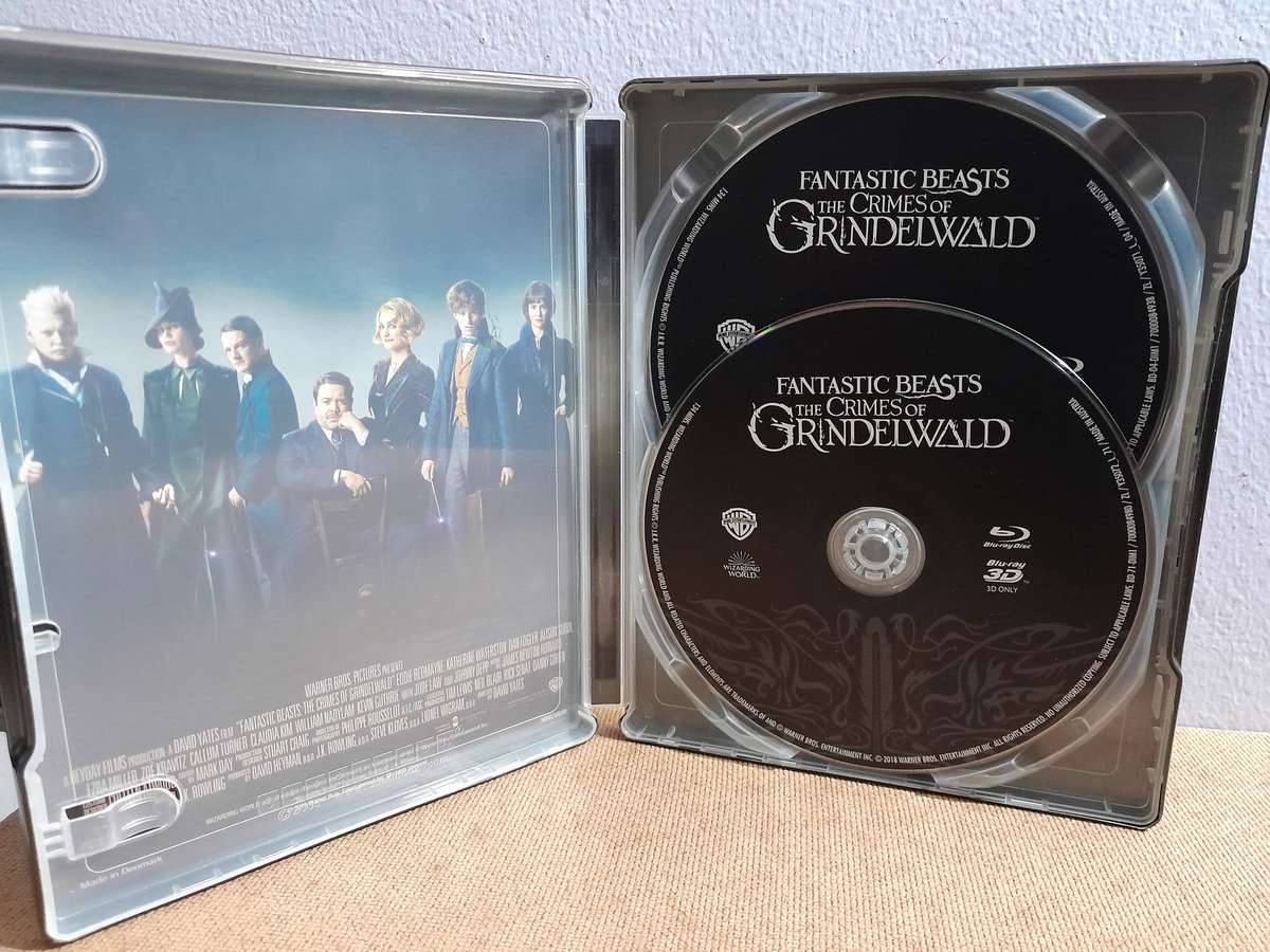 Fantastic Beasts - The Crime of Grindelwald-SteelBook-Johnny Depp (Blu-ray Disc & 3D Blu-ray Disc)