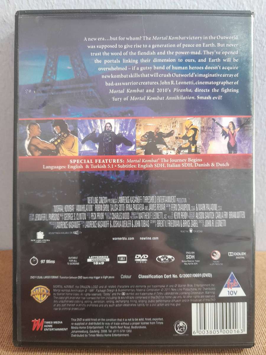 Mortal Kombat - Annihilation (DVD)