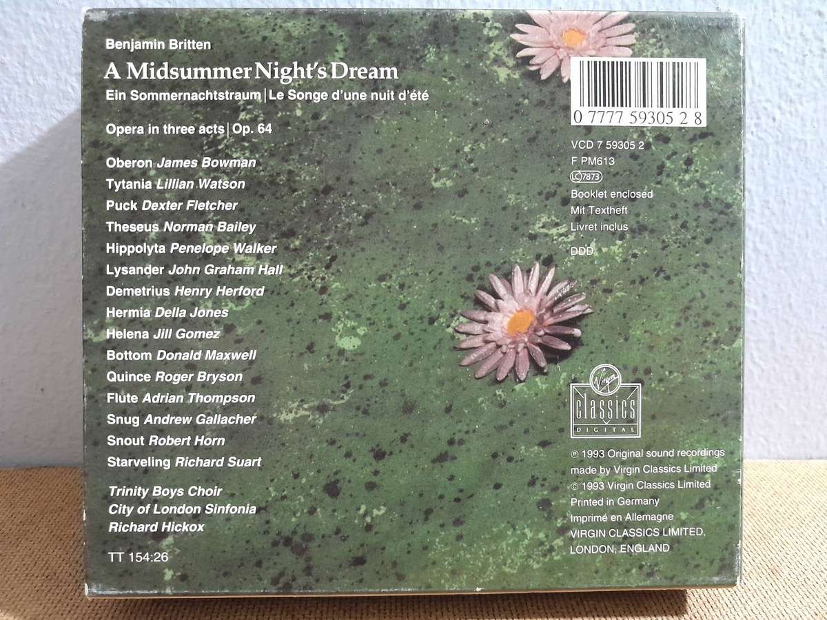 Benjamin Britten - A Midsummer Night's Dream (2xCD)