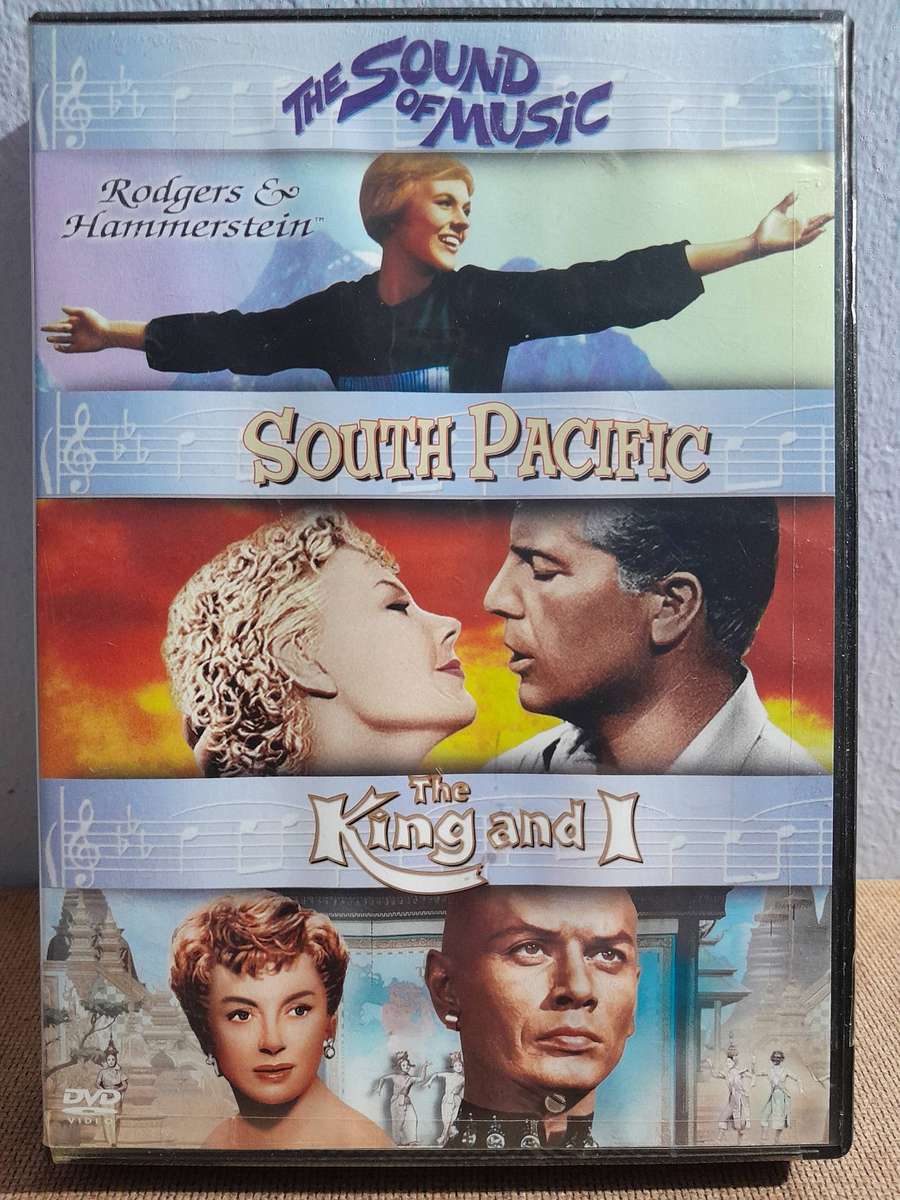 3 Classic Movies - 1. The Sound of Music 2. South Pacific 3. The King and I (3xDVD)