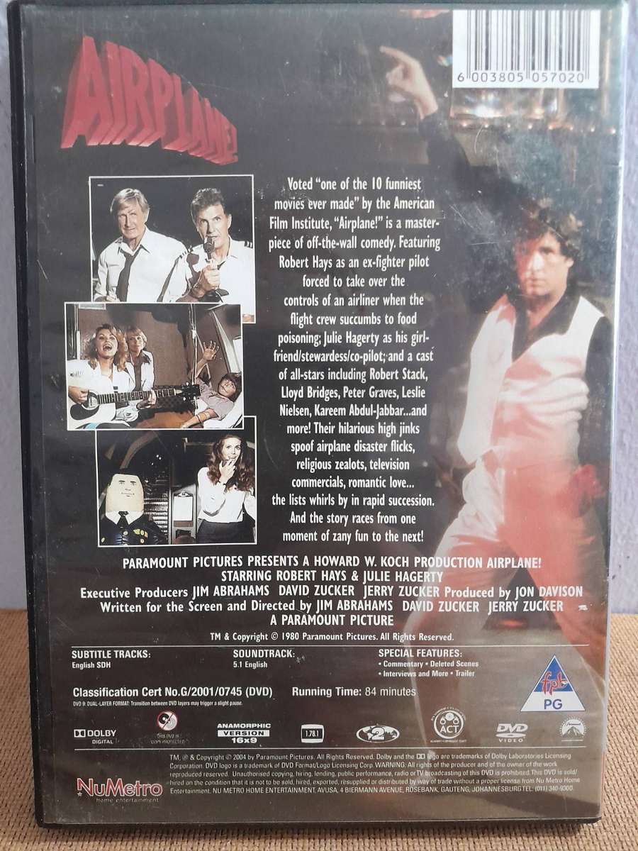 Airplane - Robert Hays & Julie Hagerty (DVD)