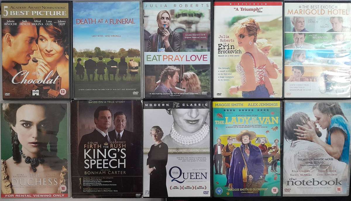 10 Drama/ Romance Movies (10xDVD)