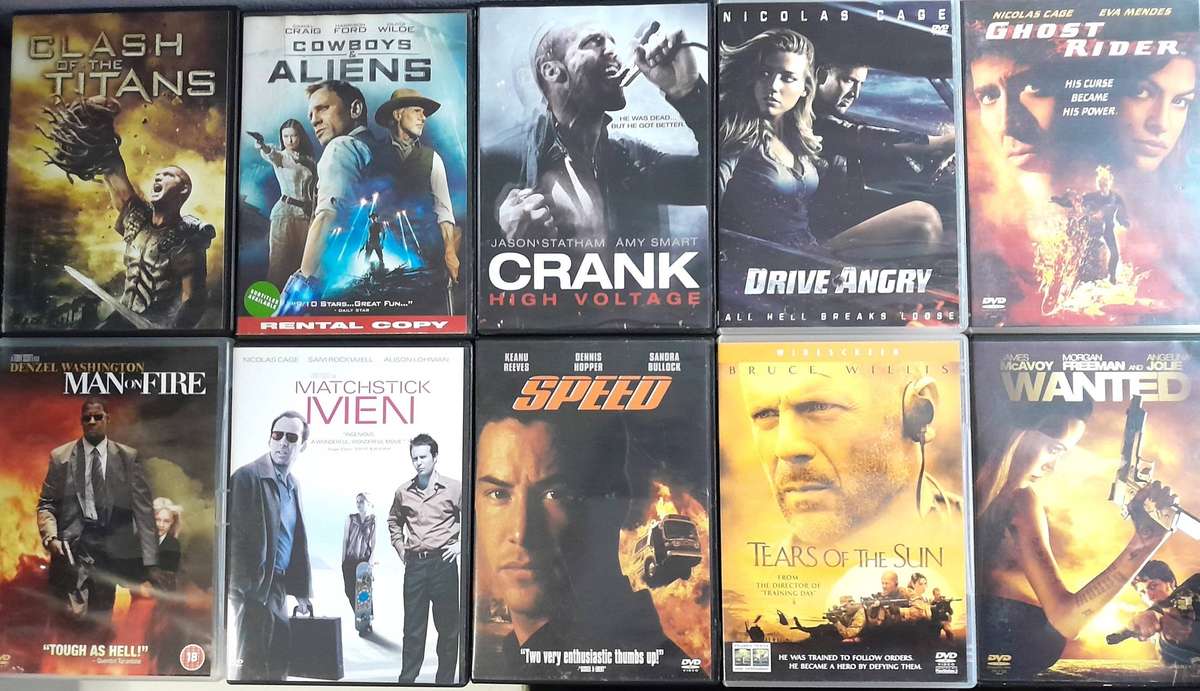 10 Action-Adventure/ Fantasy Movies (10xDVD)