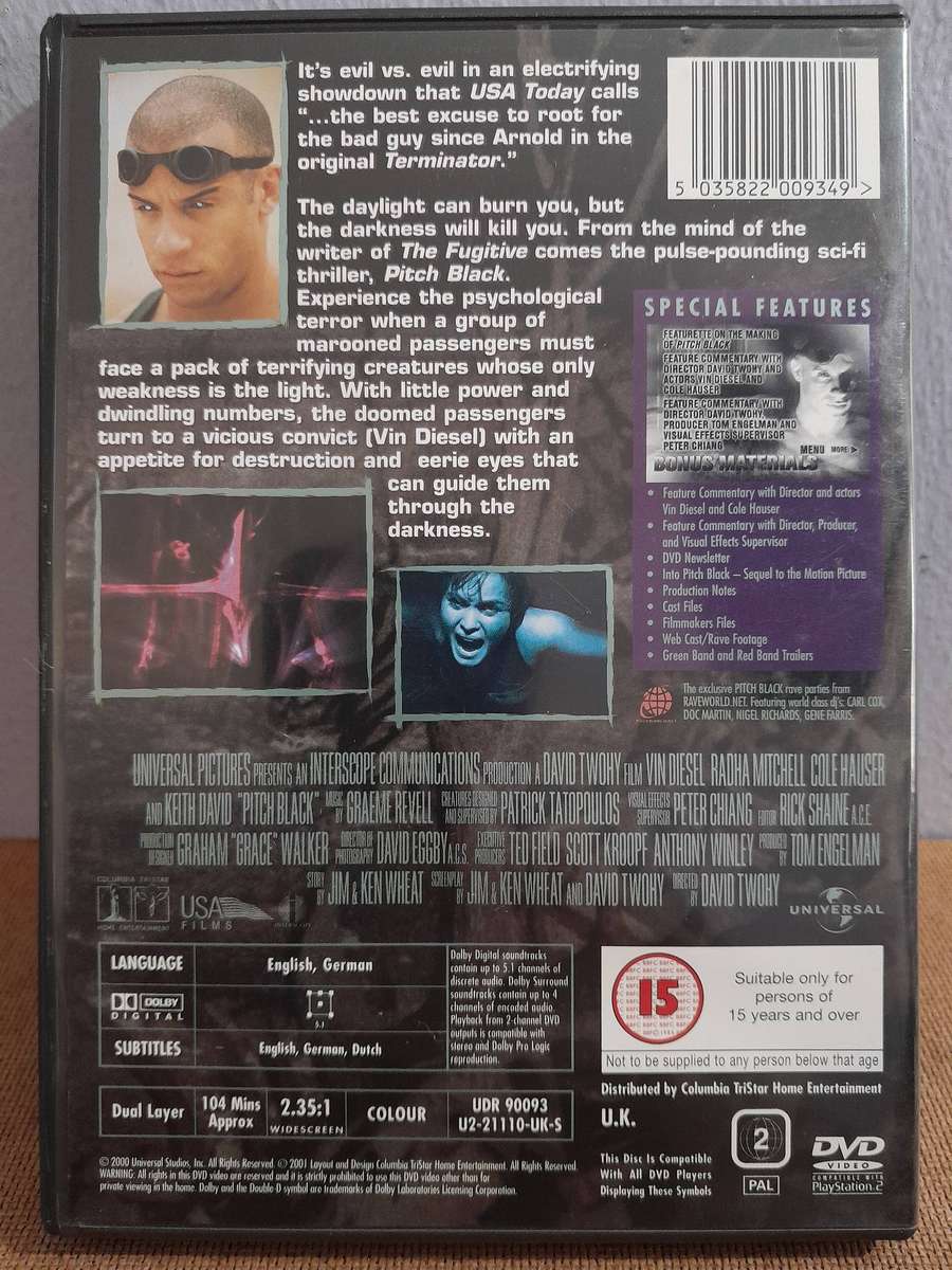 5 Fantasy/ Action Movies (5xDVD)