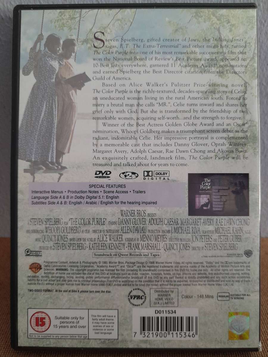 The Color Purple - Danny Glover & Whoopi Goldberg (DVD)