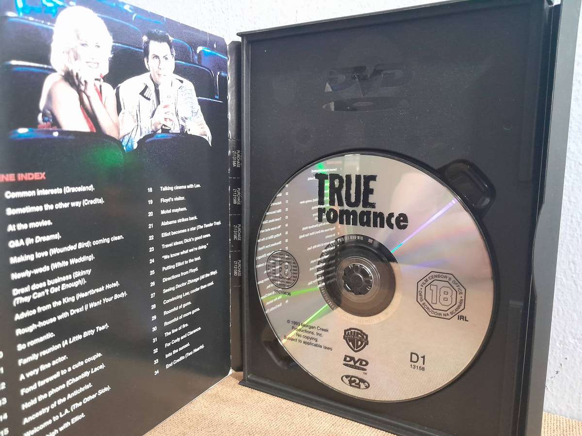 True Romance - Christian Slater & Patricia Arquette (DVD)