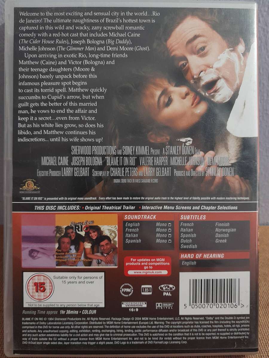 Blame it on Rio - Michael Cane & Demi Moore (DVD)