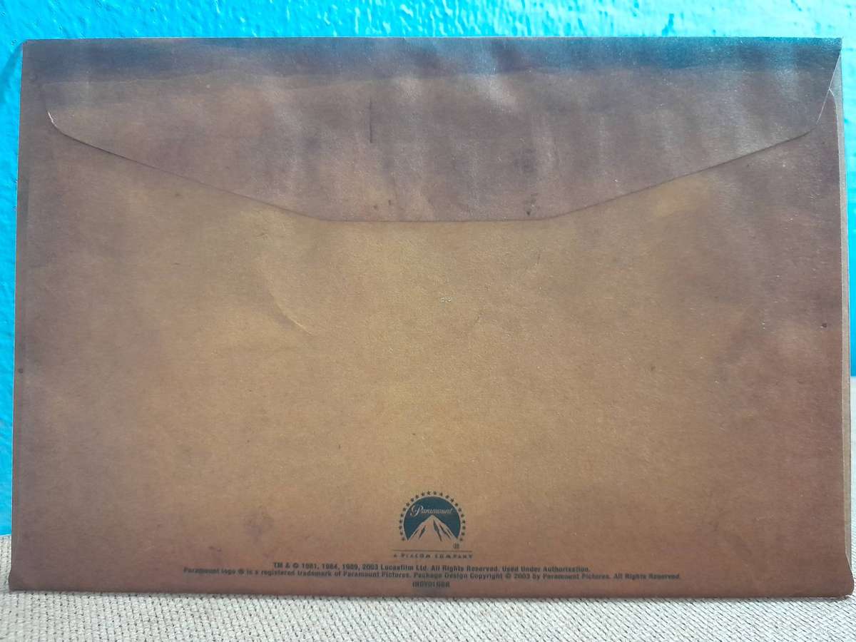 Indiana Jones Barnett College envelope letter map Paramount DVD insert promo ad