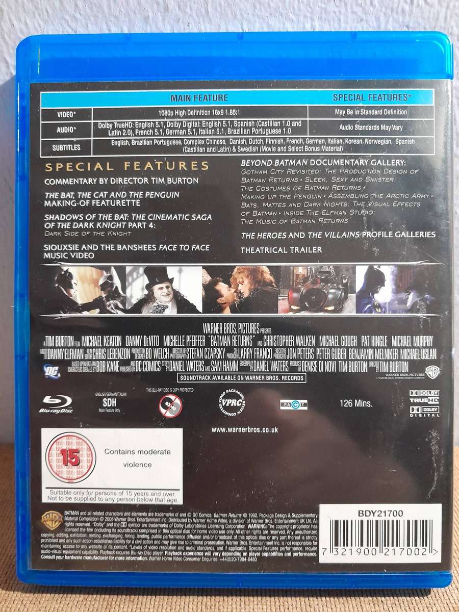 Batman Returns - Michael Keaton & Danny DeVito (Blu-ray Disc)