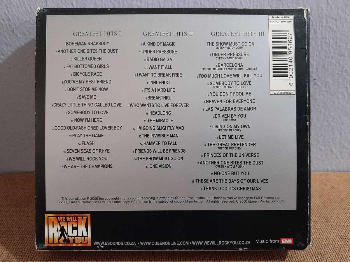 Queen - Greatest Hits I, II & III (3xCD)