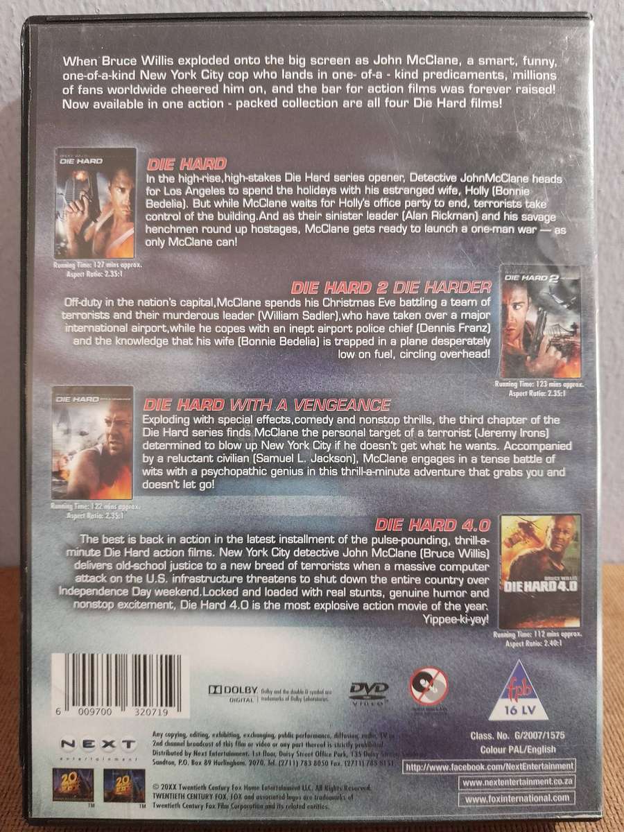 Die Hard - Quadrilogy - Bruce Willis (4xDVD)