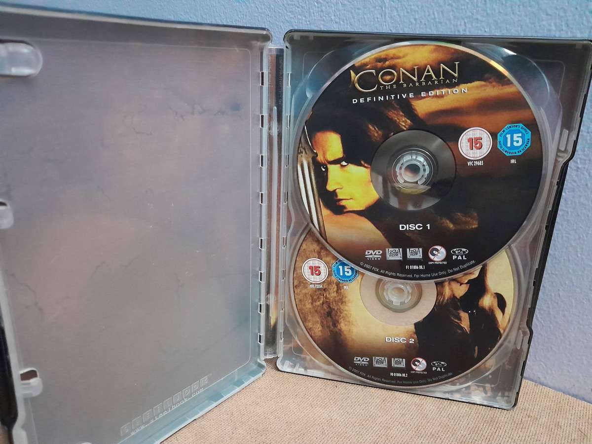 Conan The Barbarian - Definitive Edition - Arnold Schwarzenegger (2xDVD) Steelbook