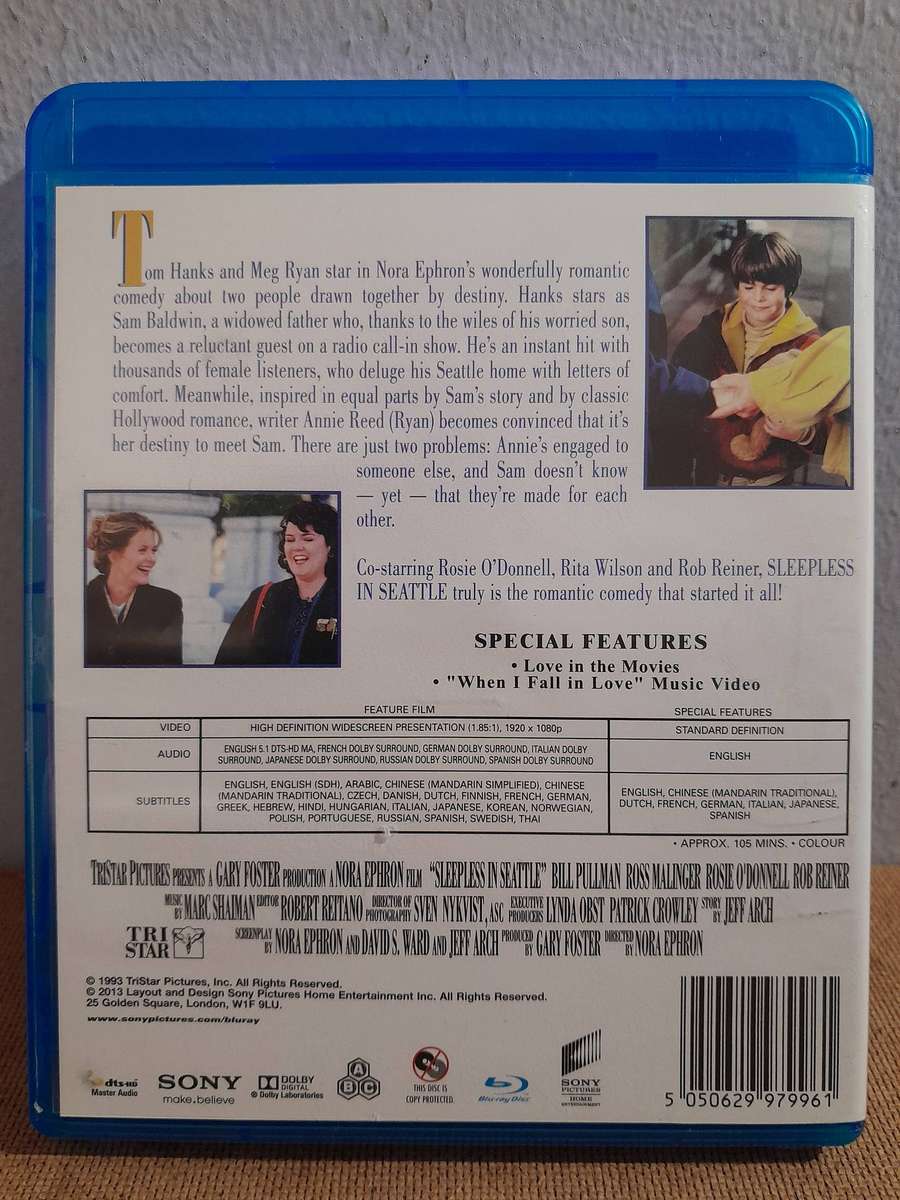 Sleepless in Seattle - Tom Hanks & Meg Ryan (Blu-ray Disc)