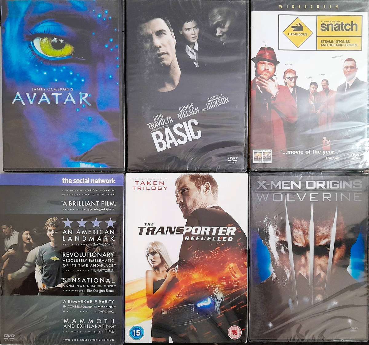 6 New Movie Compilation (6xDVD) New
