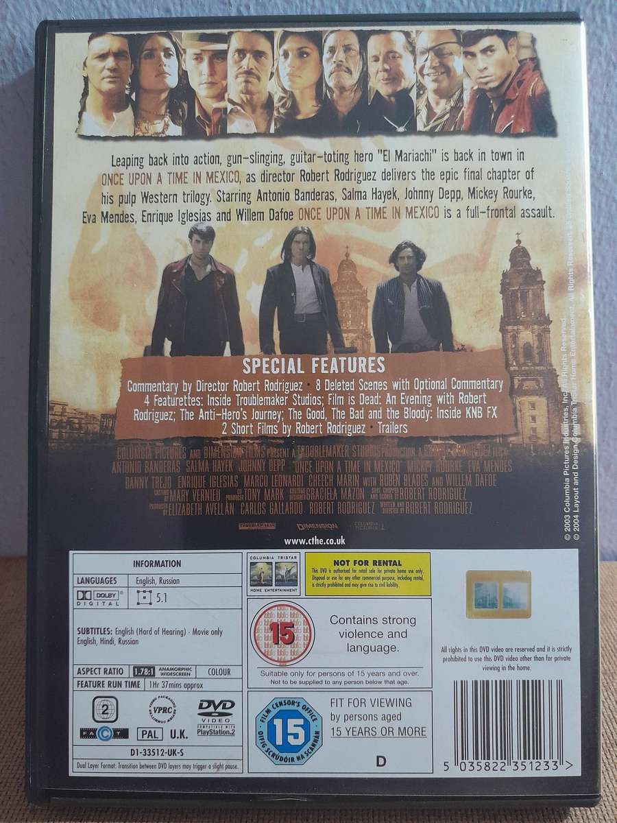 Once upon a time in Mexico - Antonio Banderas & Selma Hayek (DVD)