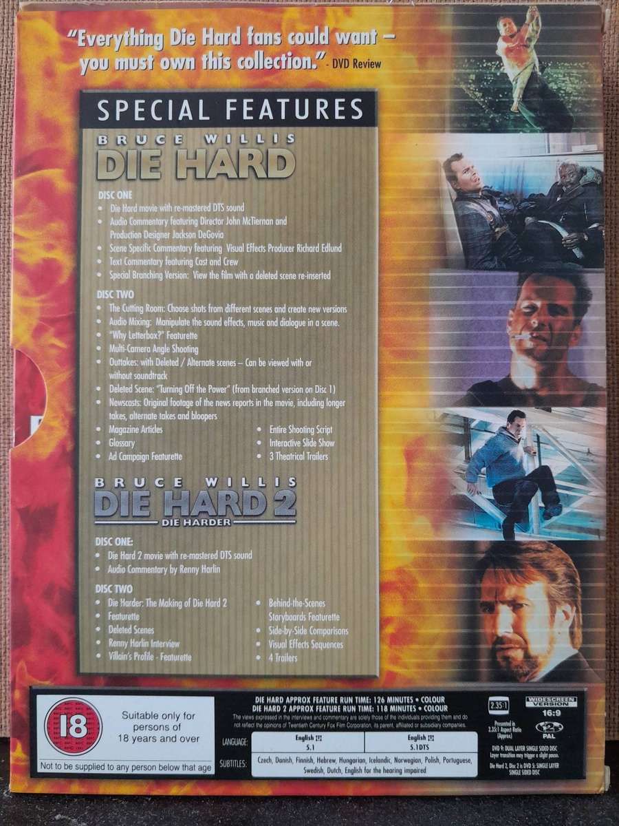 Die Hard & Die Hard II - Special Limited 4 Disc Edition (4xDVD)