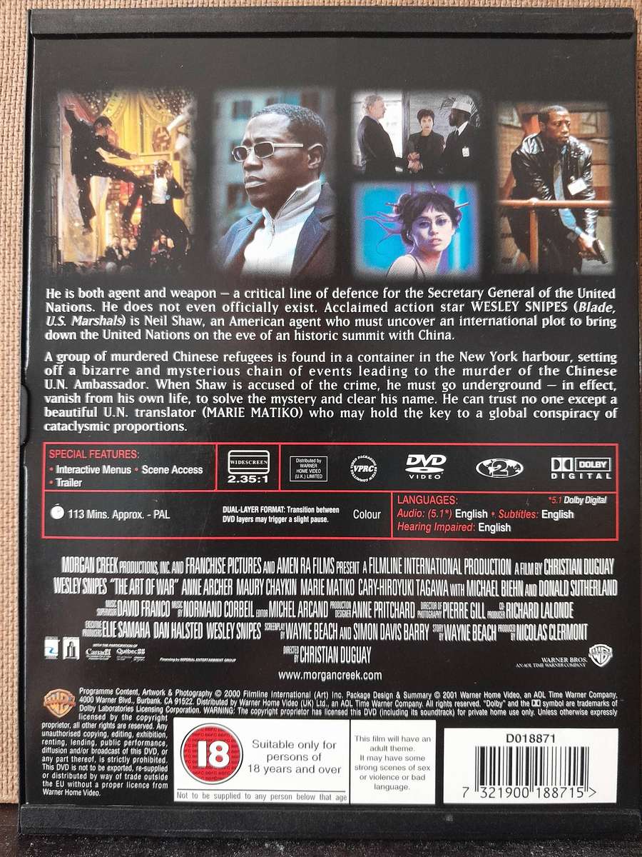 The Art of War - Wesley Snipes (DVD)