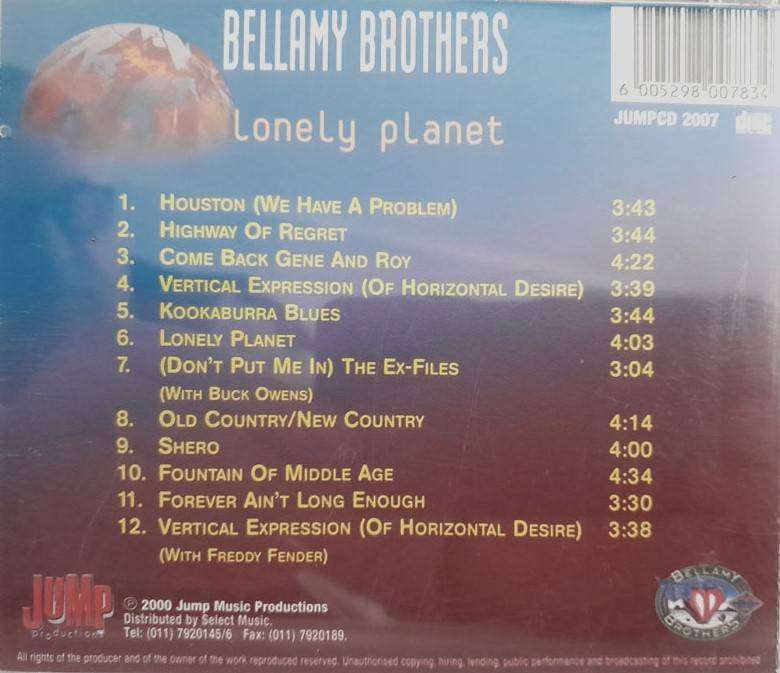 Bellamy Brothers - Lonely Planet (CD)