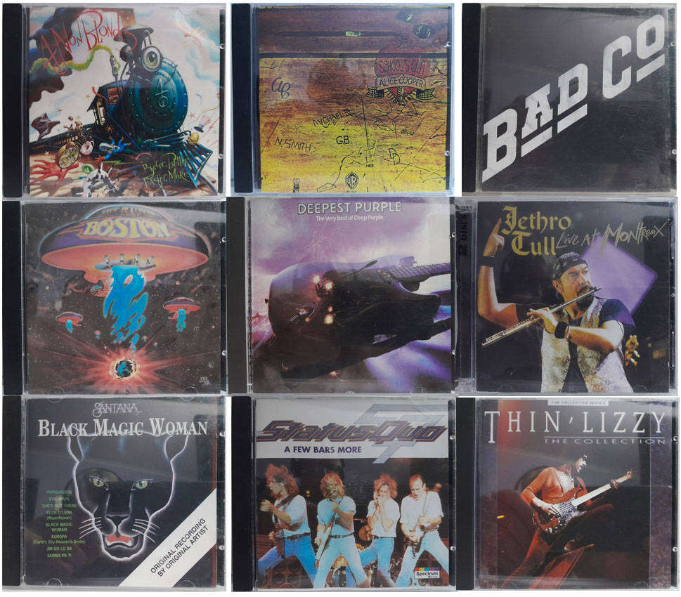 9 x Rock Compilation CDs (9xDC)