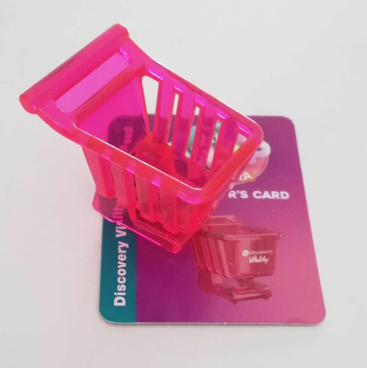 Checkers Mini Trolley and collectors card