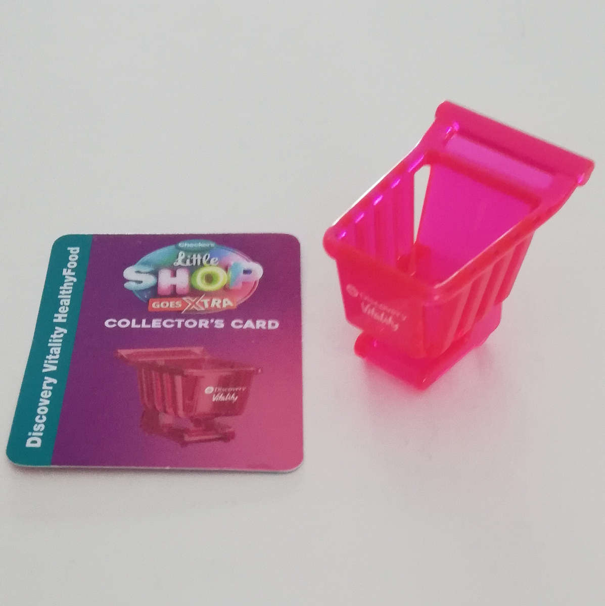 Checkers Mini Trolley and collectors card