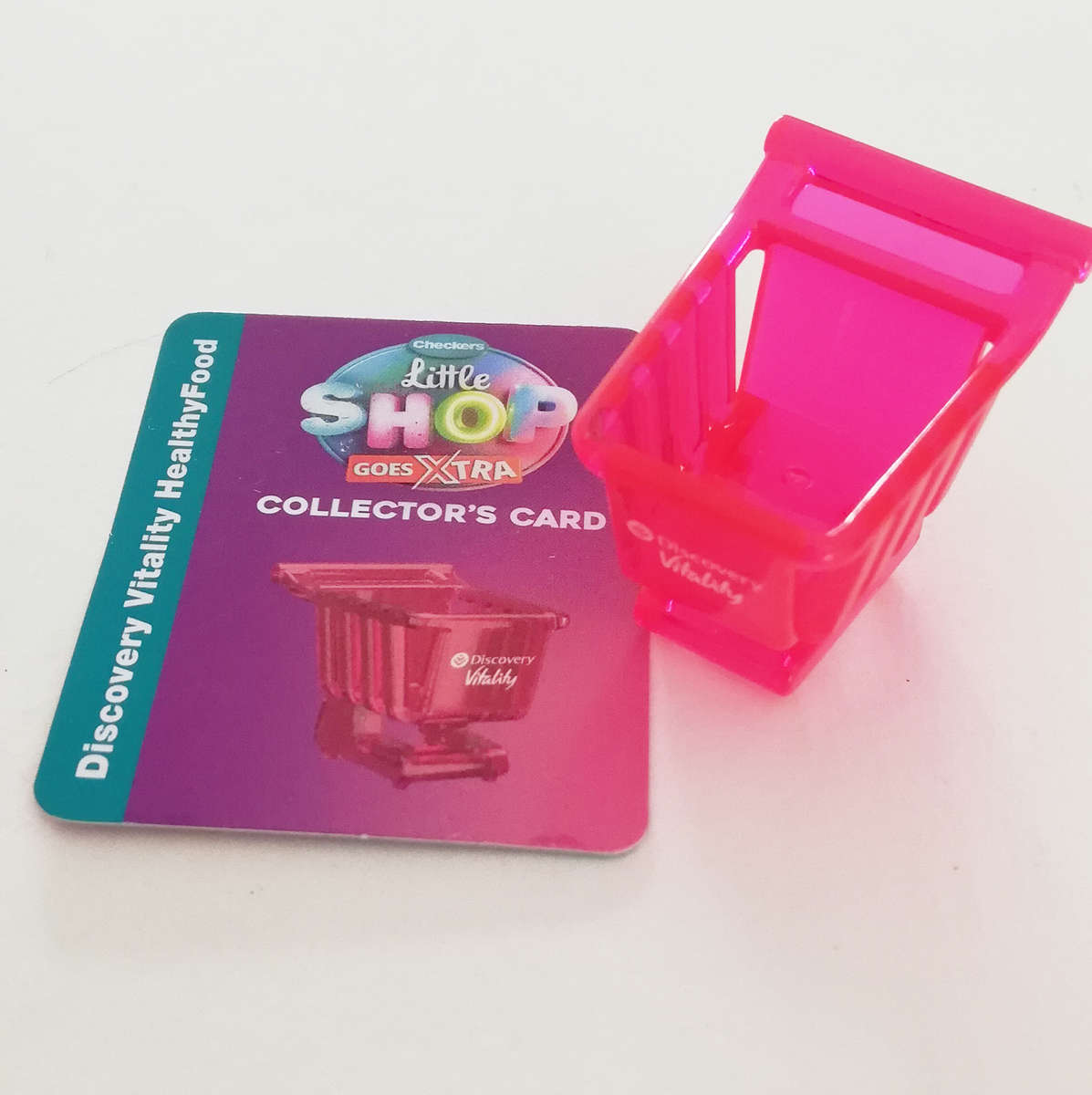 Checkers Mini Trolley and collectors card