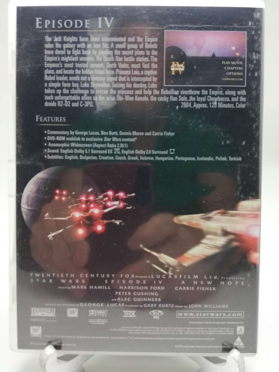 Star Wars - Original Trilogy - 4 DVD Box set