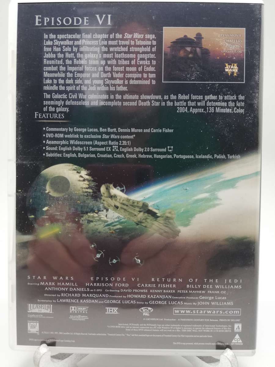 Star Wars - Original Trilogy - 4 DVD Box set