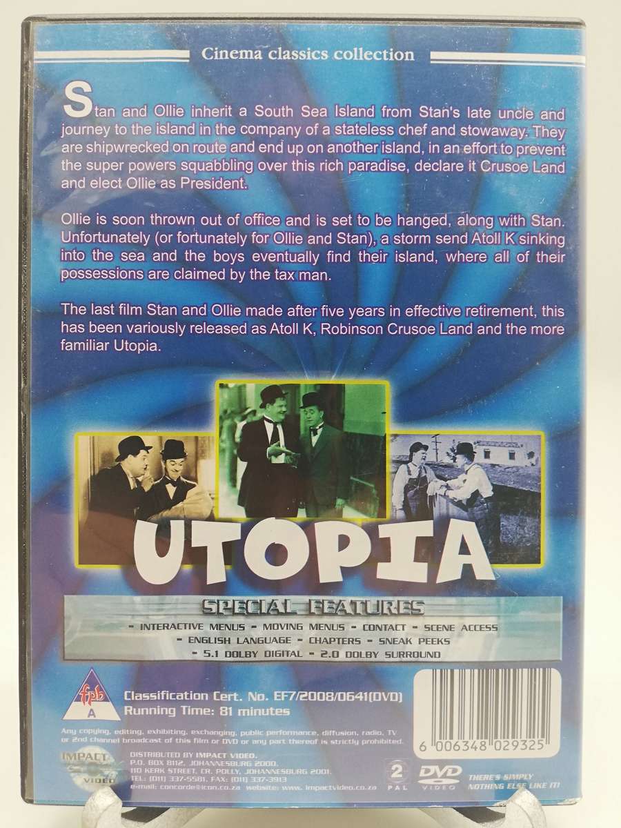 Laurel & Hardy - Utopia - Cinema Classics Collection (DVD)