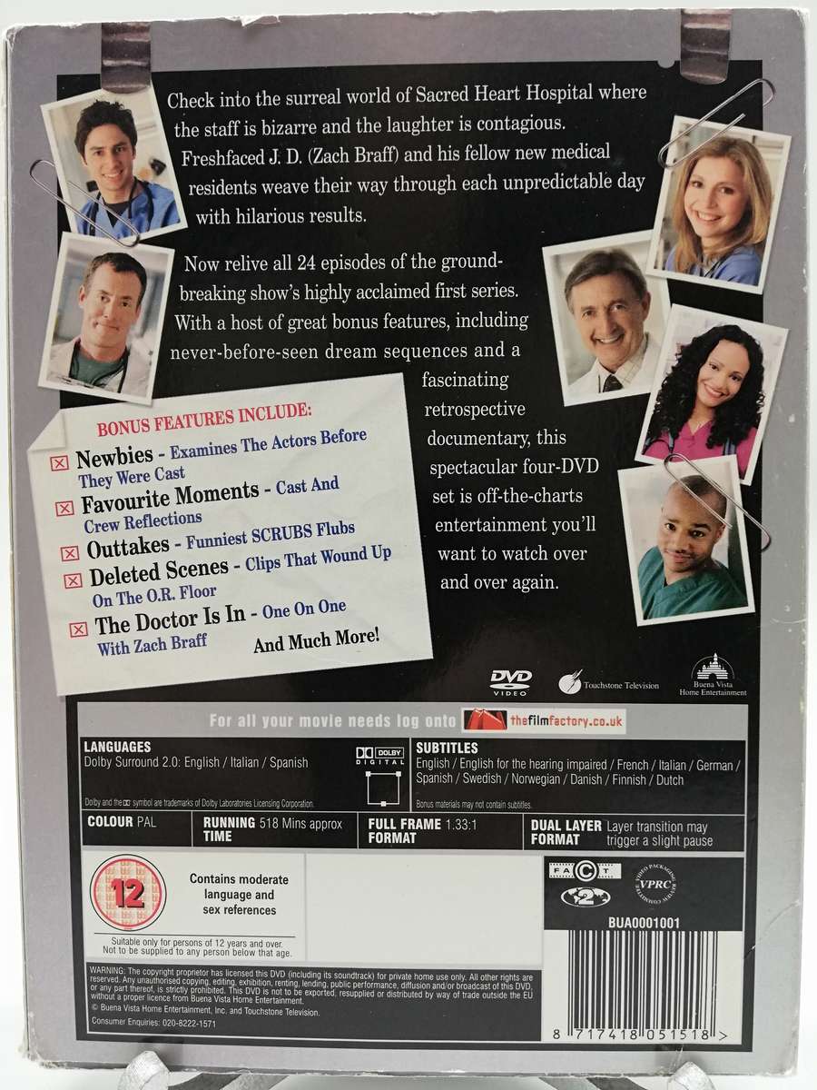 Scrubs - Complete First Season (DVD)
