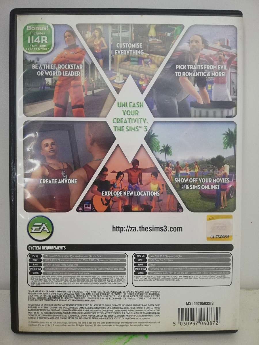 The Sims - Castaway Stories and The Sims 3 (PC Game)