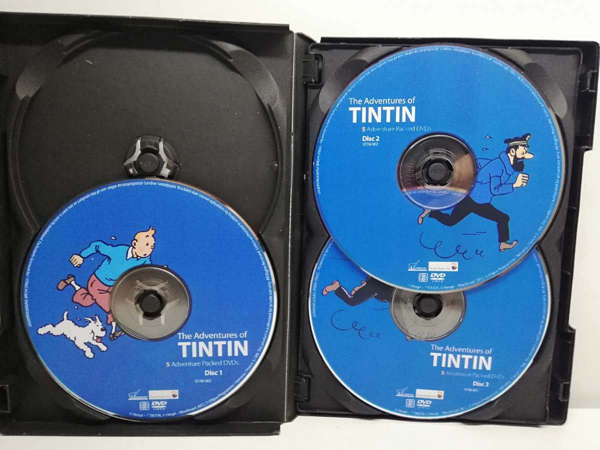 TinTin - The Adventures of... - 5 Adventure packed DVDs - 11 Original Stories