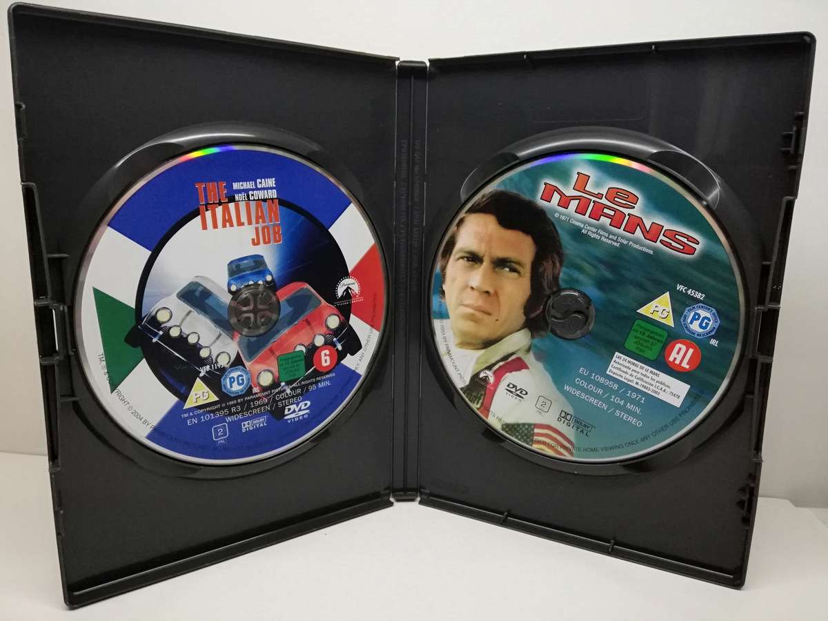 Double Movie Collection - The Italian Job & Le Mans (DVD)