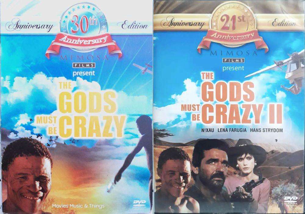 The Gods must be Crazy I & II -  Nixau, Marius Weyers,  Hans Strydom, by Jamie Uys (2xDVDs)