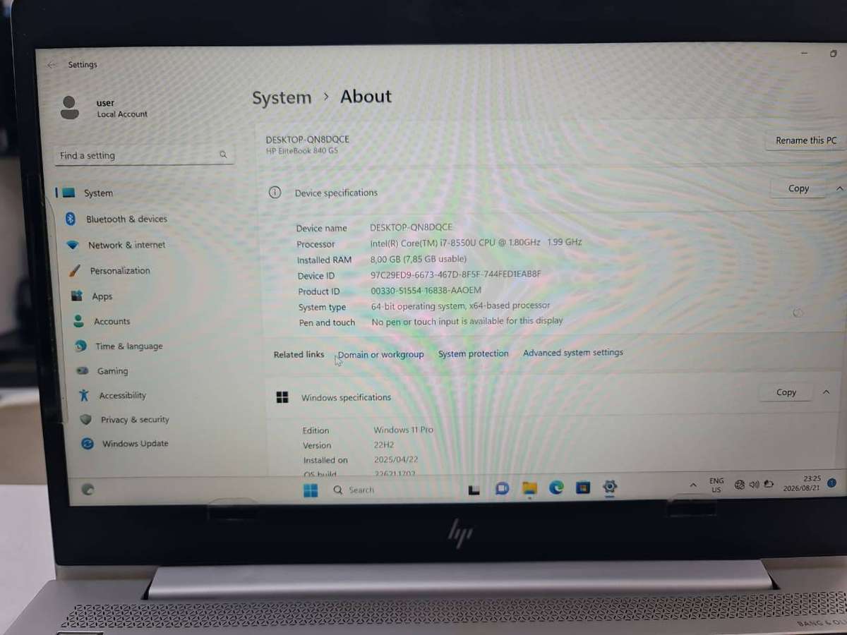 HP ELITEBOK 840 G5