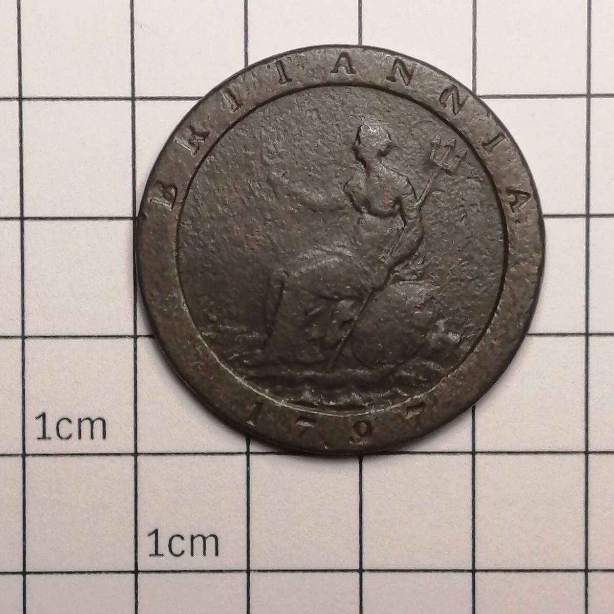 1797 Great Britain Cartwheel penny