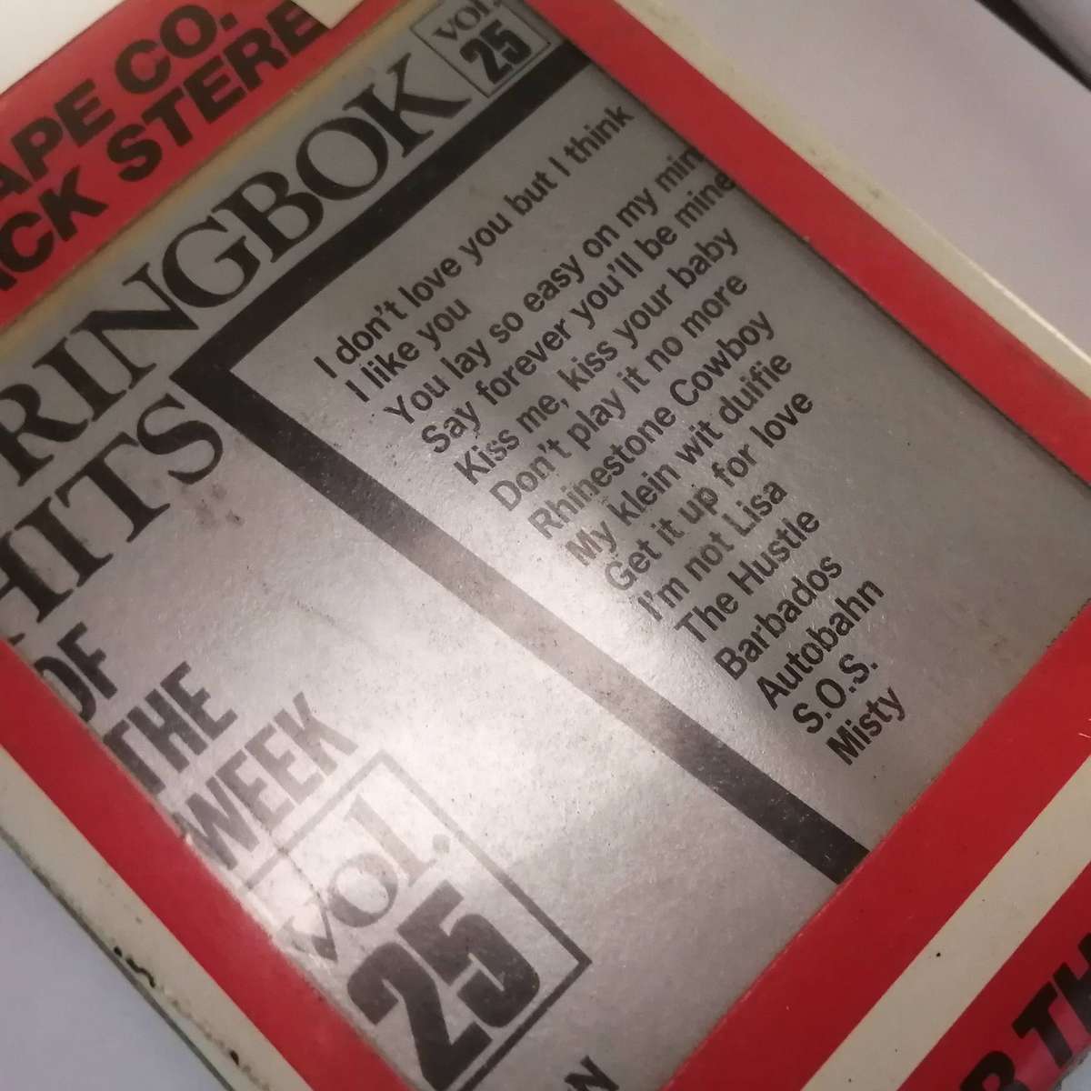 Vintage Springbok Hits Vol. 25 8-track tape - still sealed