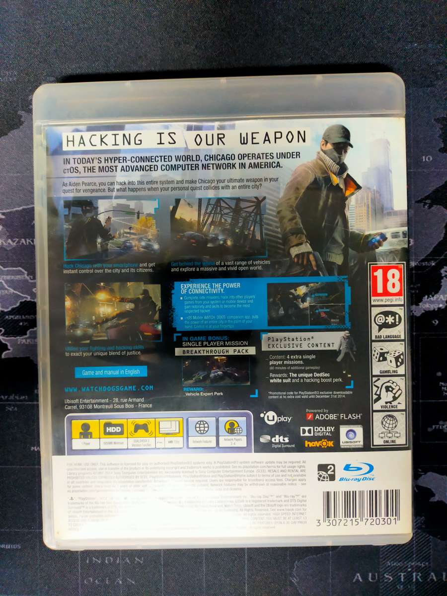 Watch Dogs PS3 / PlayStation 3