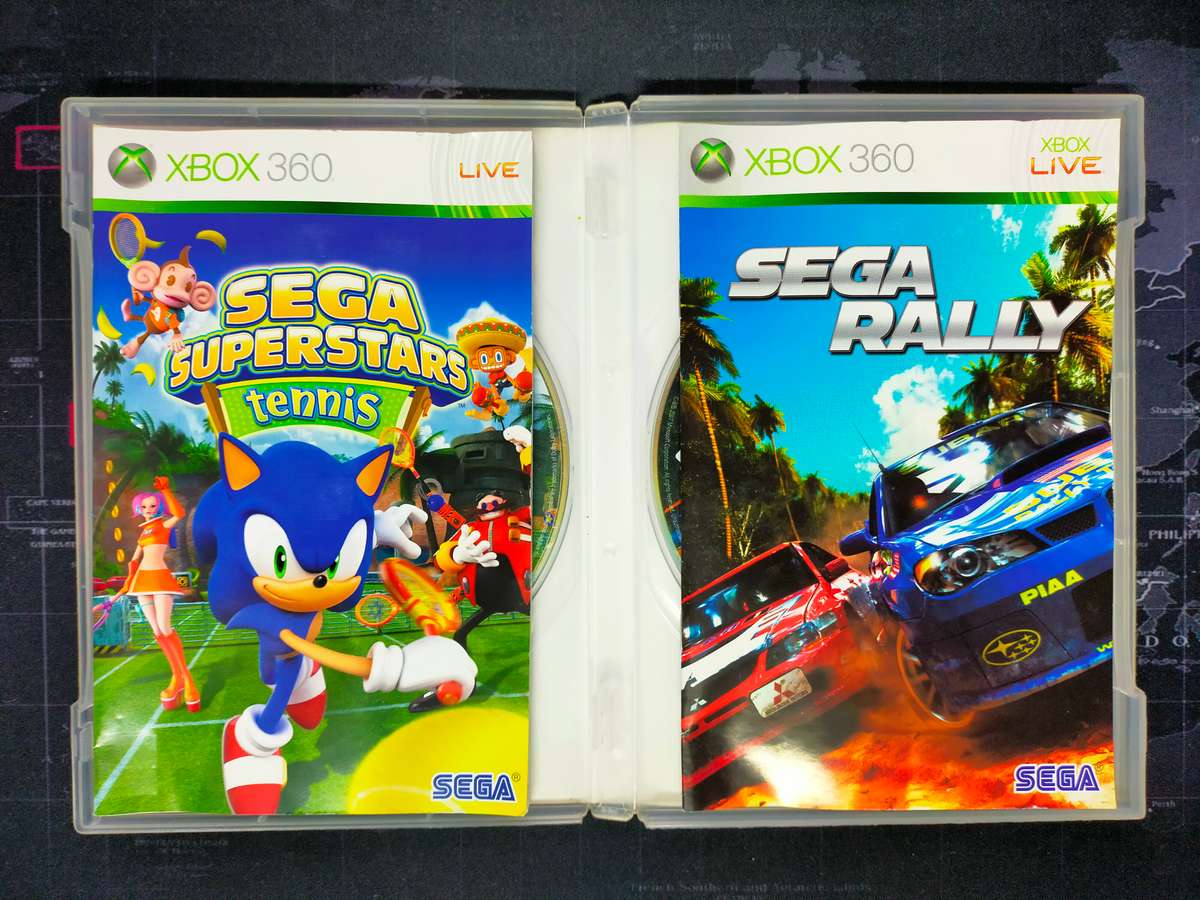 SEGA RALLY and SEGA Superstars Tennis XBOX 360