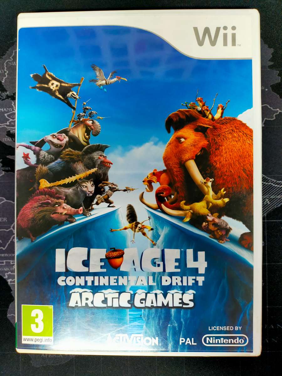 Ice Age 4 Continental Drift Arctic Games -  Nintendo Wii (RARE)