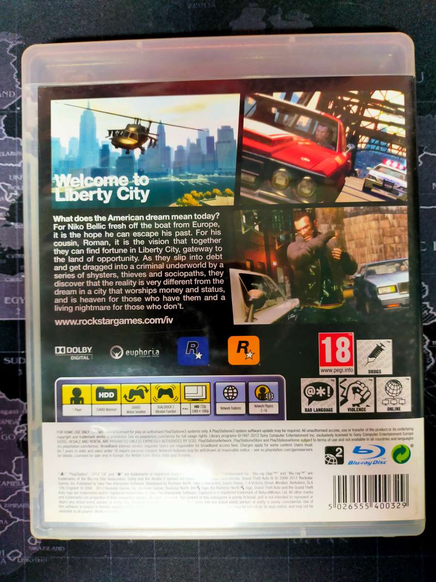 Grand Theft Auto 4 / GTA IV - PlayStation 3 / PS3