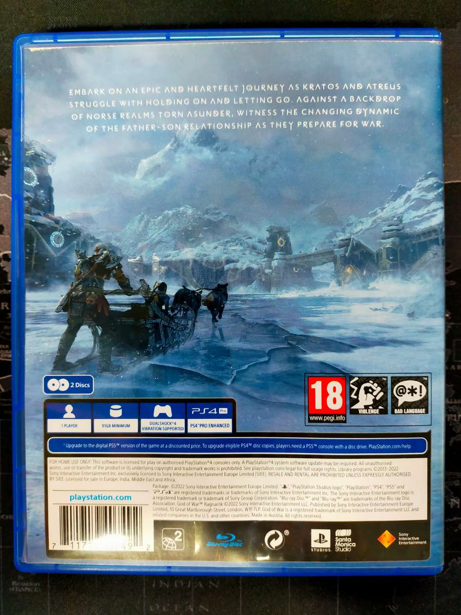 God of War Ragnarok PS4 / PlayStation 4 (PS5 Upgrade Available on PS Store)