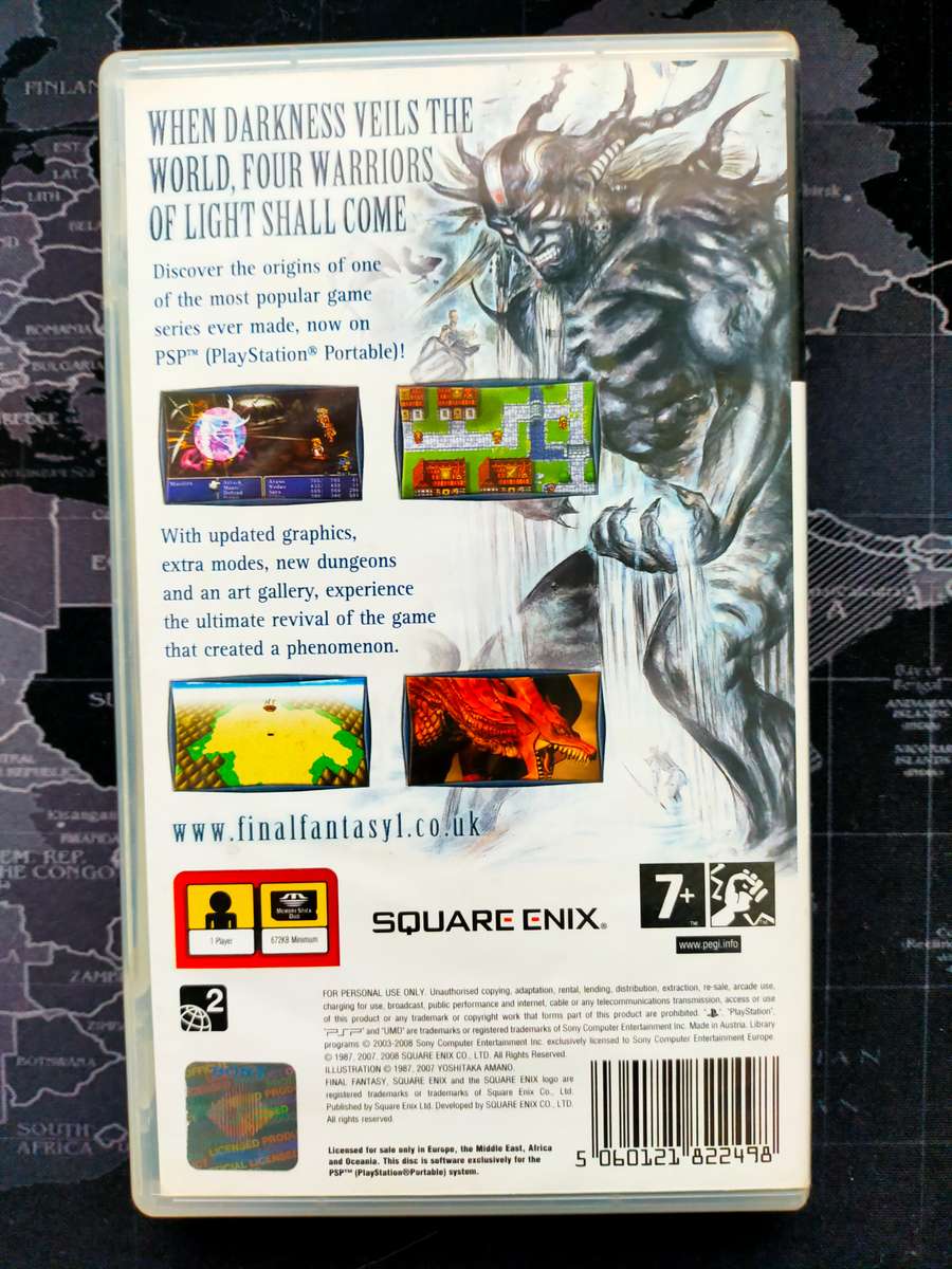 Final Fantasy I / Final Fantasy 1 - PSP / PlayStation Portable