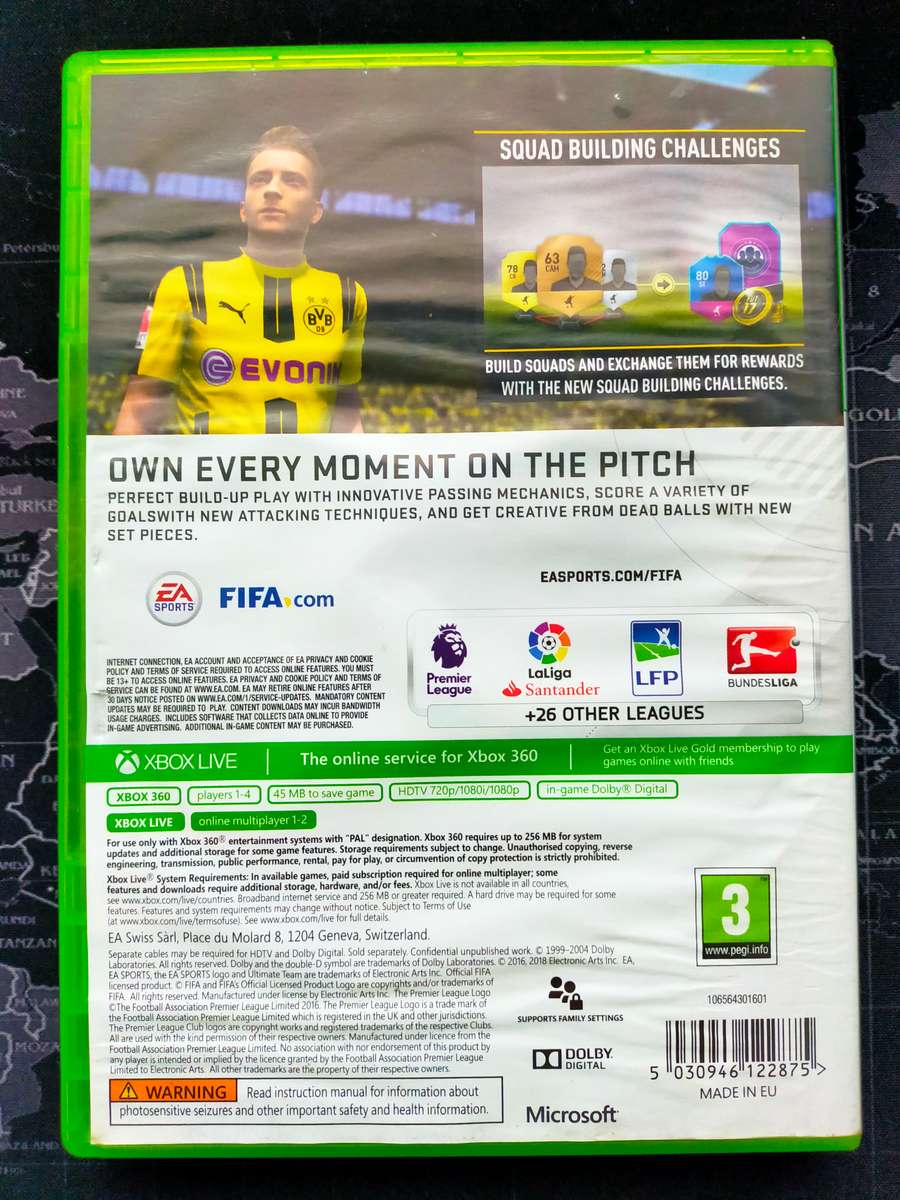 FIFA 17 XBOX 360 (RARE)