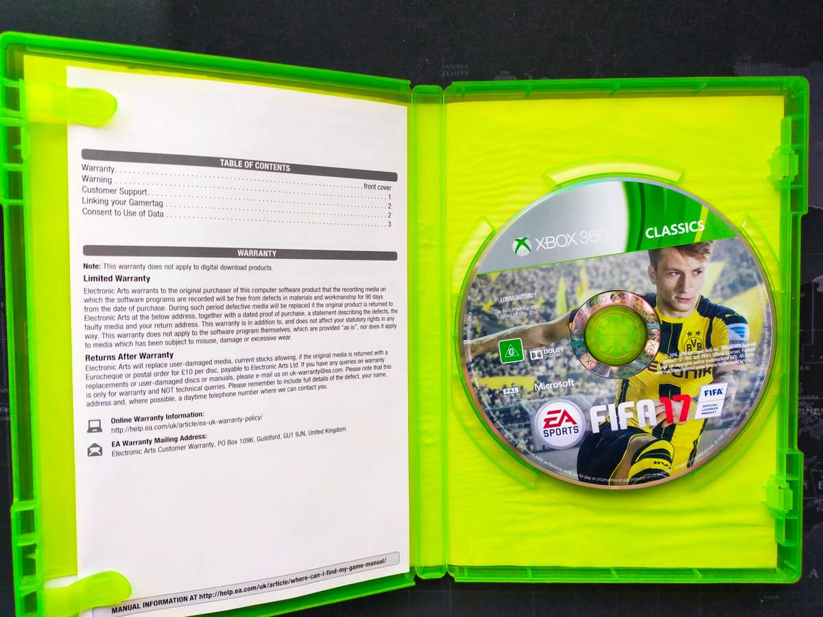 FIFA 17 XBOX 360 (RARE)