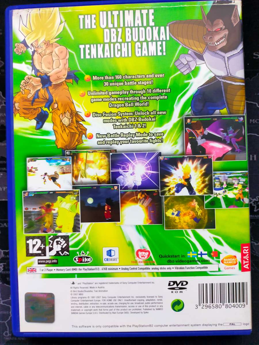 Dragon Ball Z Budokai Tenkaichi 3 - PS2 / PlayStation 2 (RARE)